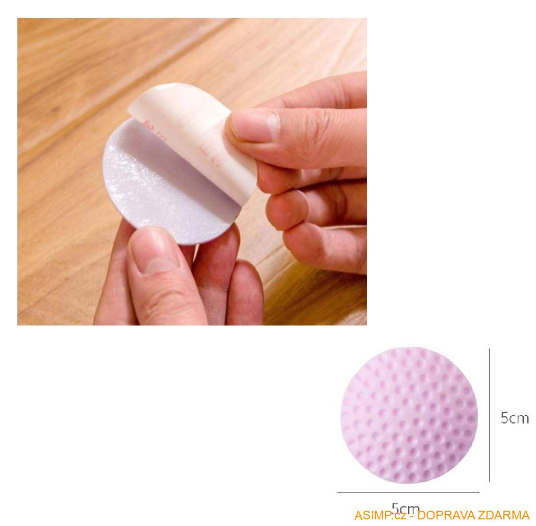 Silikonový chránič zdi - golfový míček (1 ks - modrá) / A-000396 / DOPRAVA ZDARMA