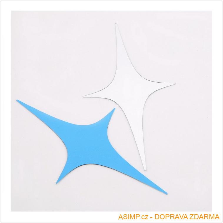 Dekorace na zeď - Hvězdičky (50 ks)
