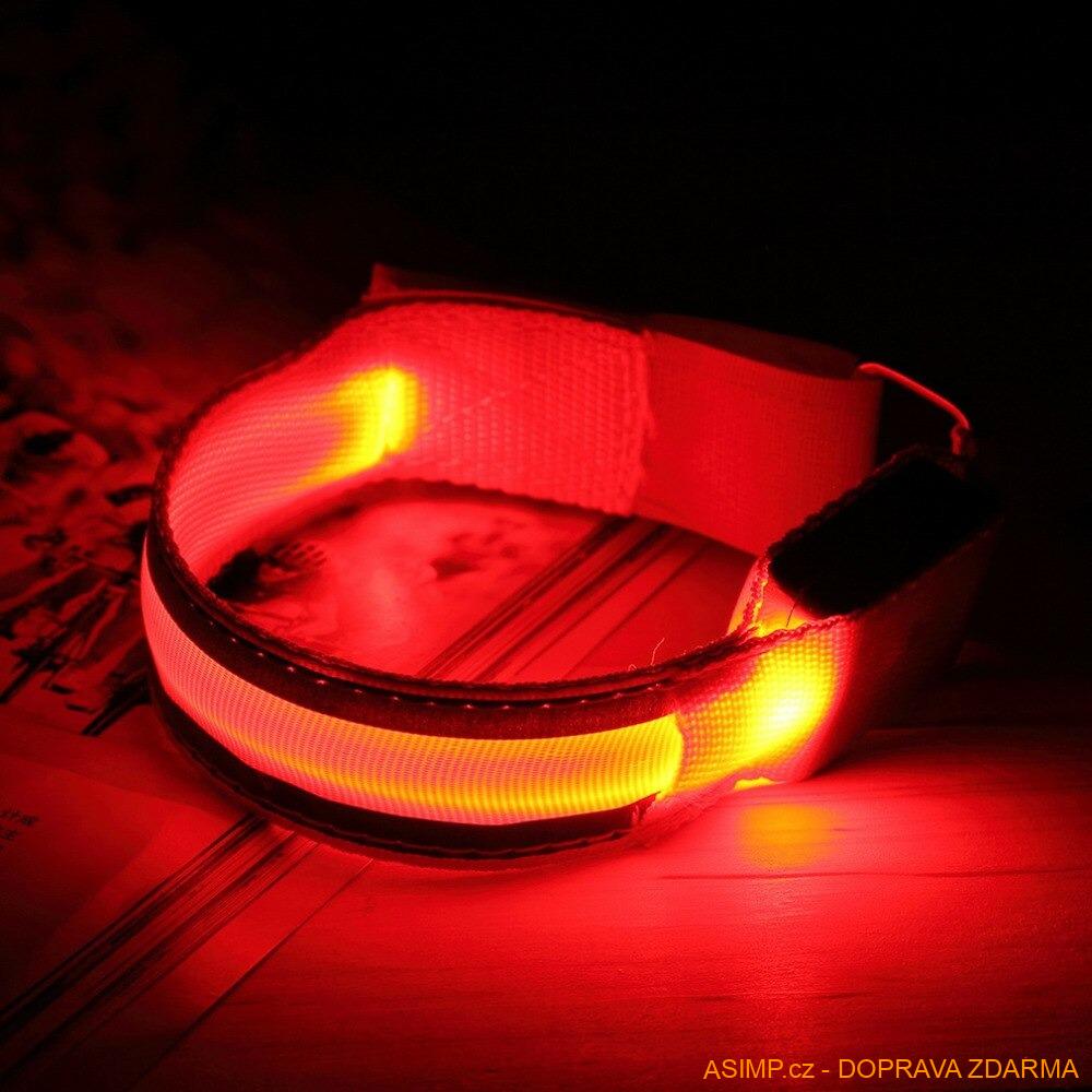 Bezpečností světelný LED pásek / A-001114 / DOPRAVA ZDARMA
