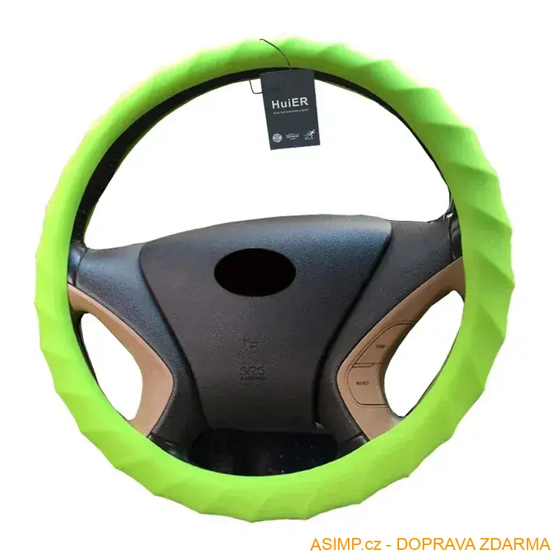 Silikonový potah na volant (šedá) / A-000997 / DOPRAVA ZDARMA