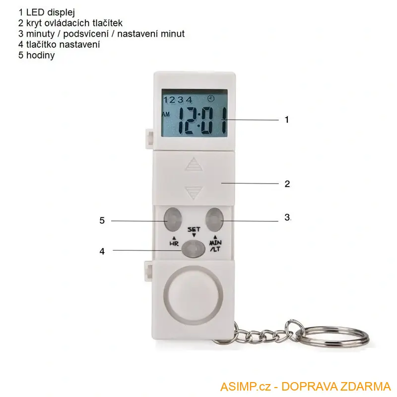 Digitální box na léky s dávkovacím alarmem / A-000964 / DOPRAVA ZDARMA
