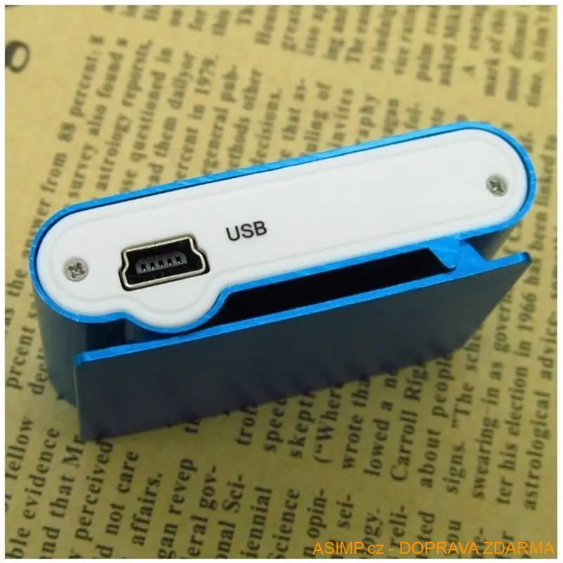 Mini MP3 přehrávač (zelená) / A-001064 / DOPRAVA ZDARMA