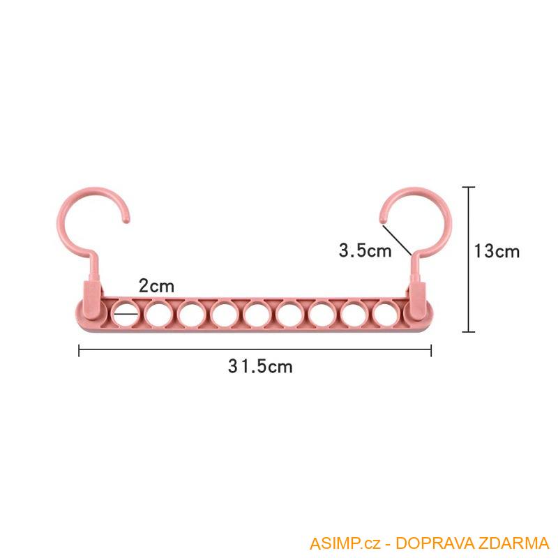 Závěsný organizér na ramínka / A-001279 / DOPRAVA ZDARMA