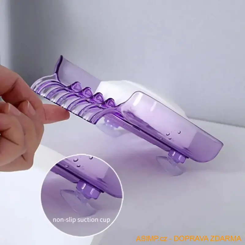 Odkapávač - mýdla, houbičky na nádobí ... (barva zelená)/ A-004131 / DOPRAVA ZDARMA