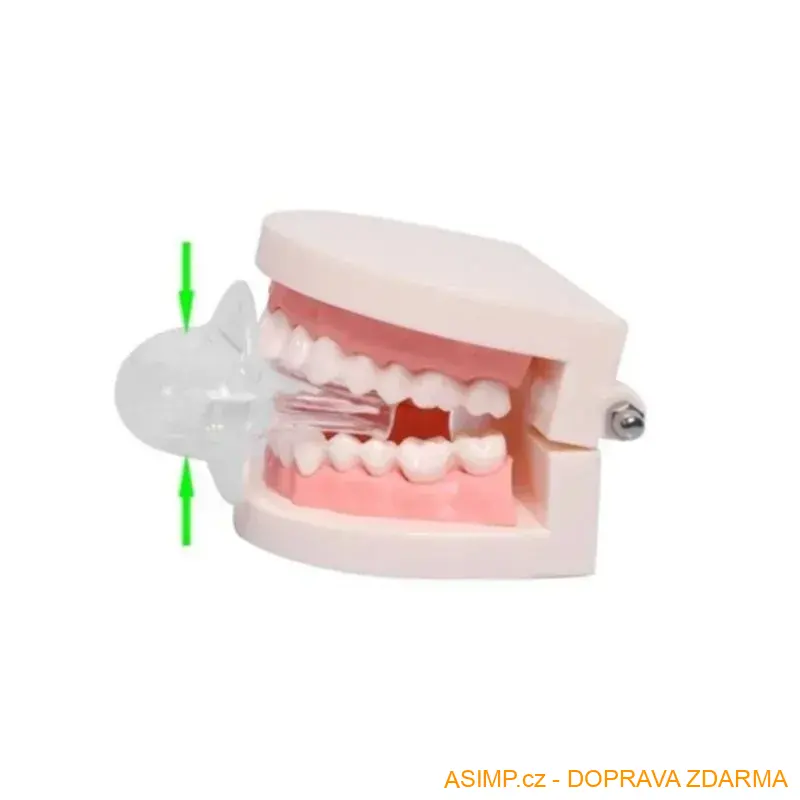 Silikonový náustek proti chrápání / A-000301 / DOPRAVA ZDARMA