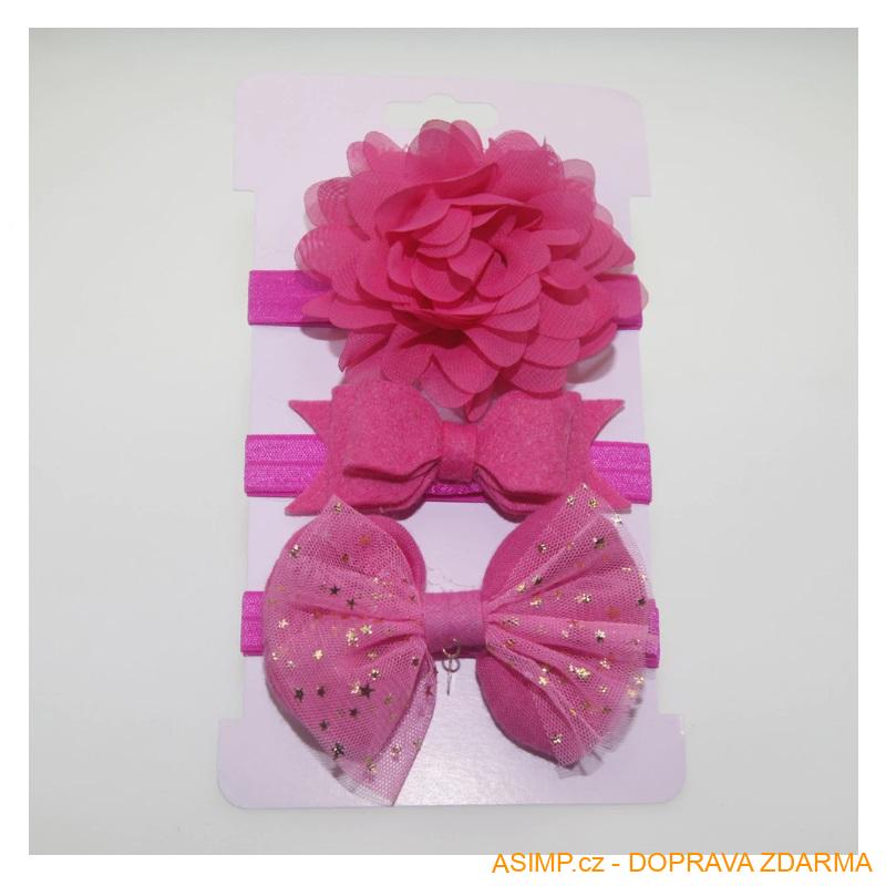 Čelenka pro miminka (set - 3 ks) / A-001628 / DOPRAVA ZDARMA