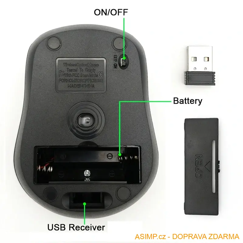 Bezdrátová myš / A-000073 / DOPRAVA ZDARMA