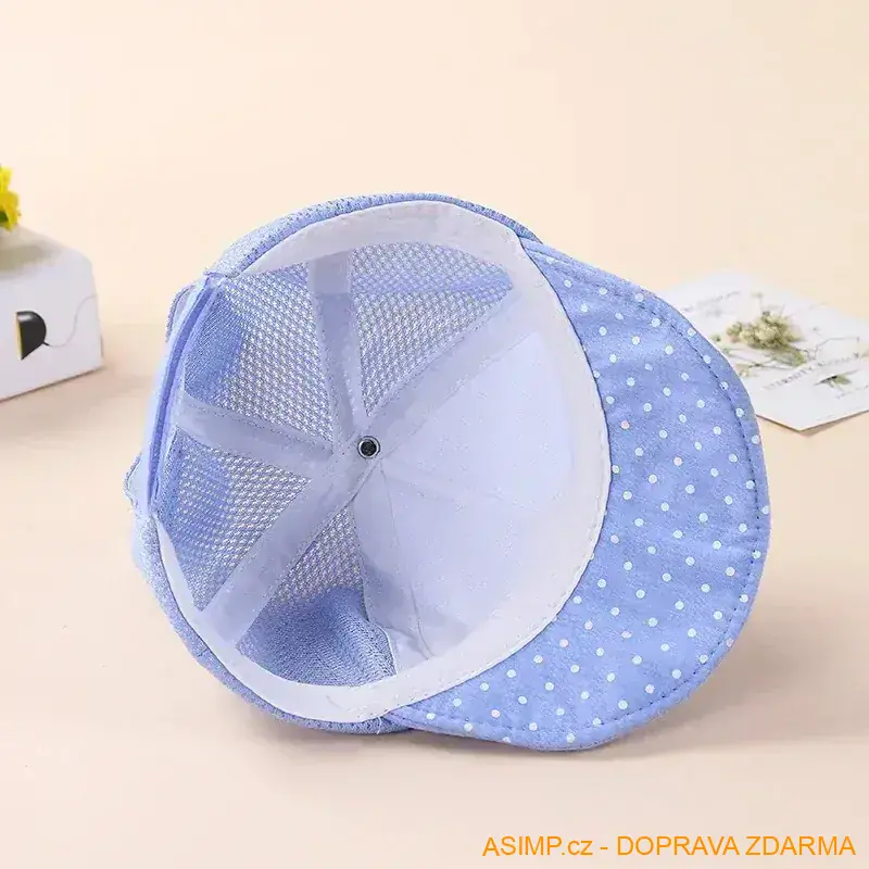 Dětská kšiltovka - Králík (šedomodrá) / A-001137 / DOPRAVA ZDARMA