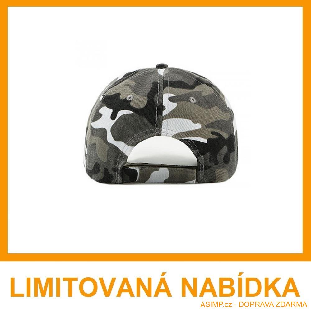 Unisex maskáčová kšiltovka