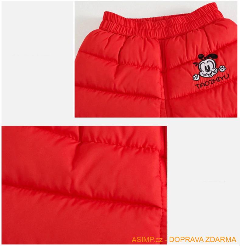Dětské zateplené kalhoty / A-000602