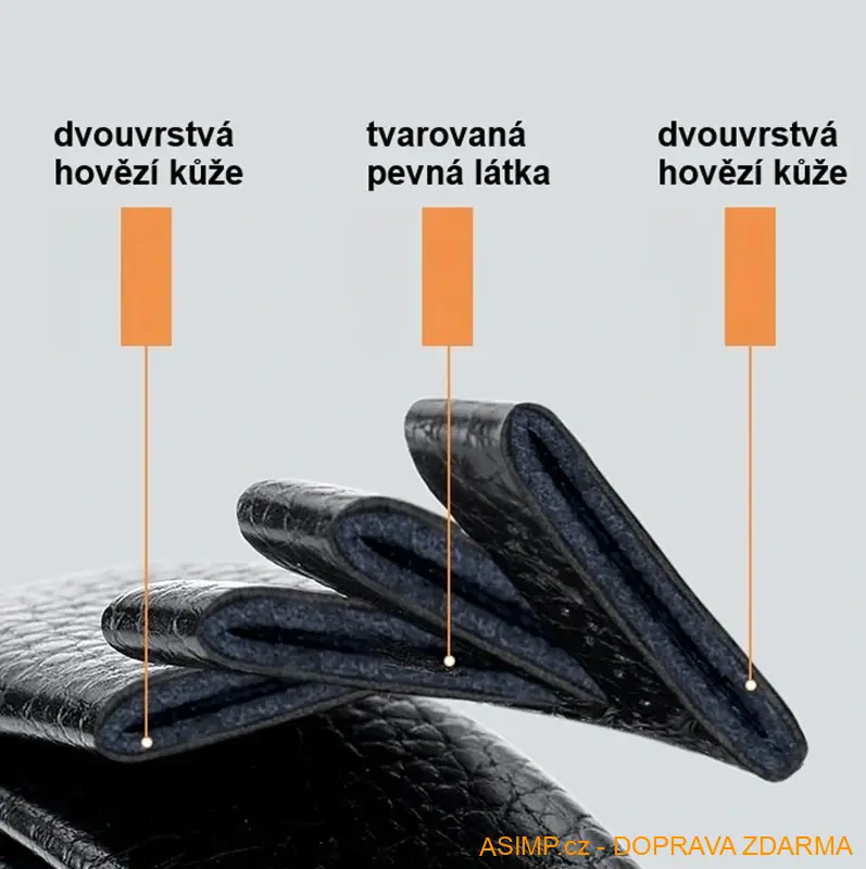 Pánský nastavitelný kožený pásek (varianta K - délka 130 cm) / A-004120 / DOPRAVA ZDARMA