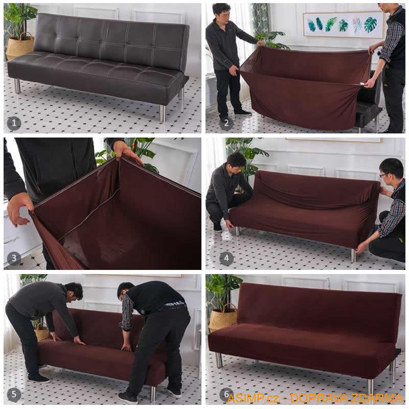 Strečový potah na sedačku (vel. L) / A-000985l / DOPRAVA ZDARMA