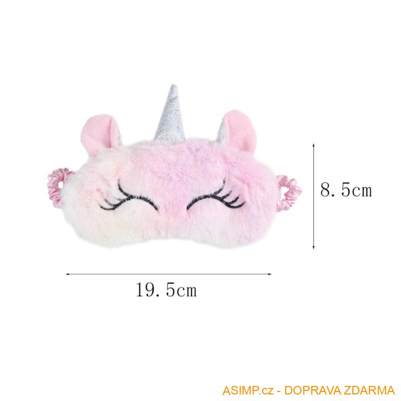 Oční maska na spaní - Jednorožec / A-001452 / DOPRAVA ZDARMA