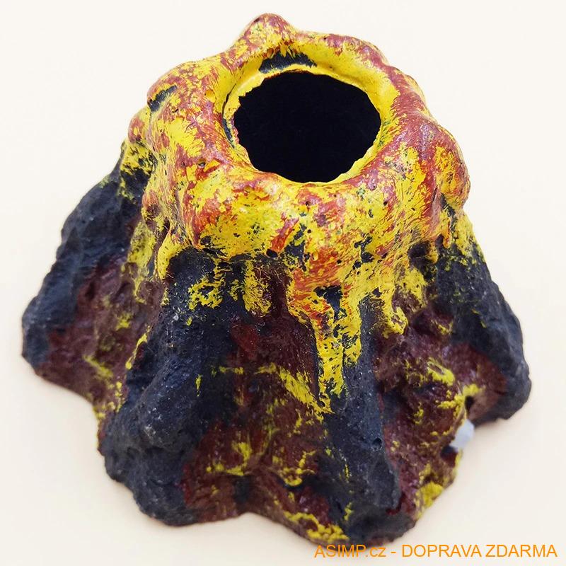 Dekorace do akvária - Vulkanická sopka / A-002253 / DOPRAVA ZDARMA