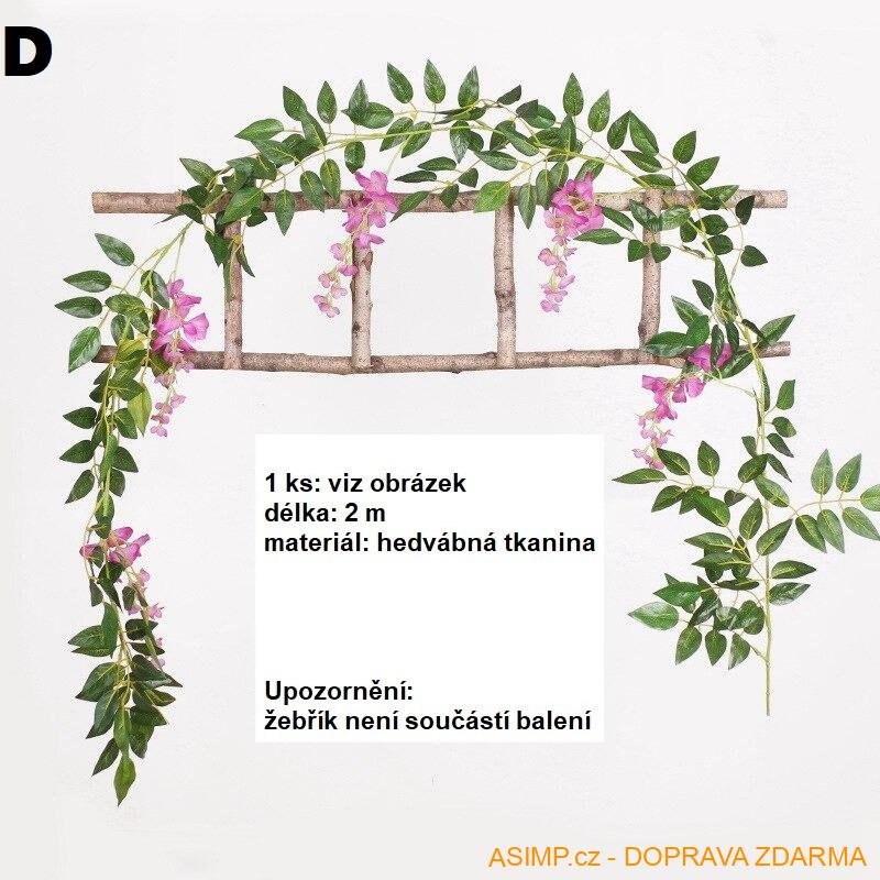 Umělá girlanda (2 m) / A-001985 / DOPRAVA ZDARMA