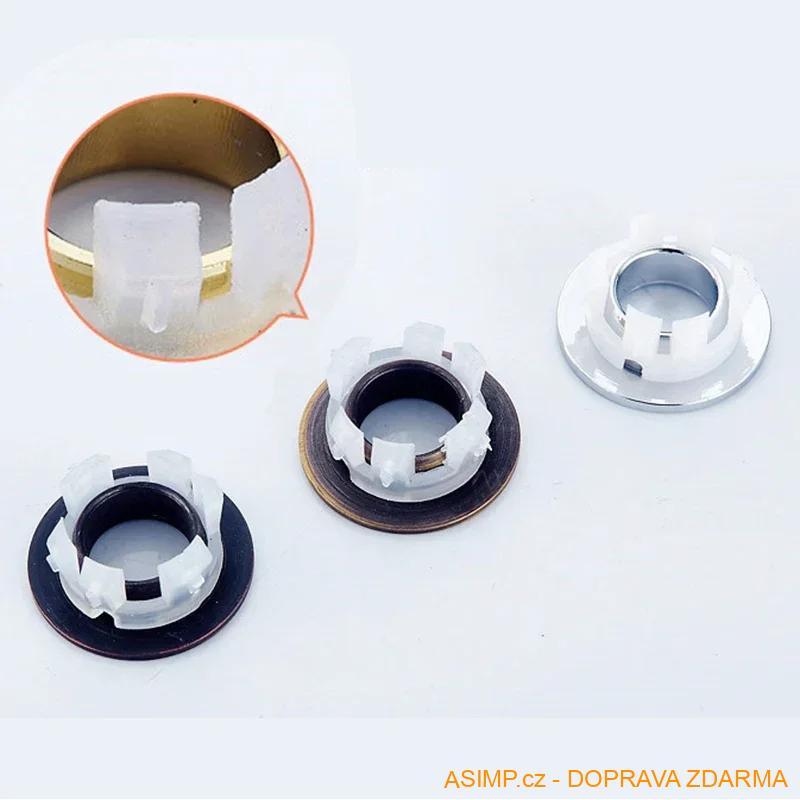 Ozdobná koncovka na přepadový otvor (barva bronzová) / A-002126 / DOPRAVA ZDARMA