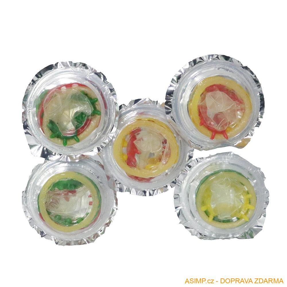 Stimulační kondom (5 ks) / A-002125 / DOPRAVA ZDARMA