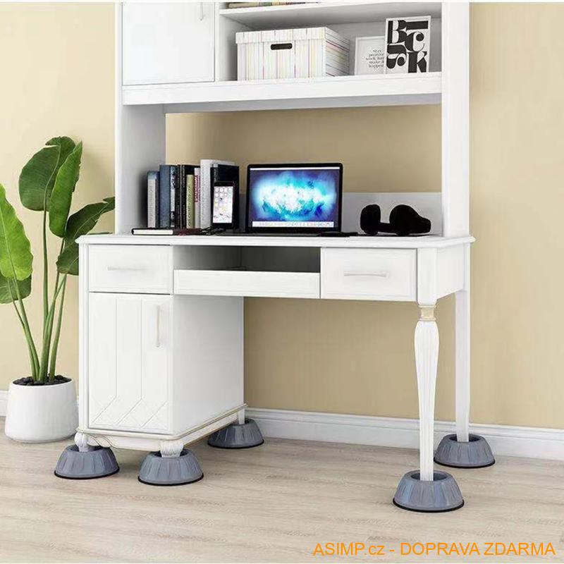 Protiskluzové (antivibrační) podložky nejen pod pračku (4 ks) / A-002244 / DOPRAVA ZDARMA