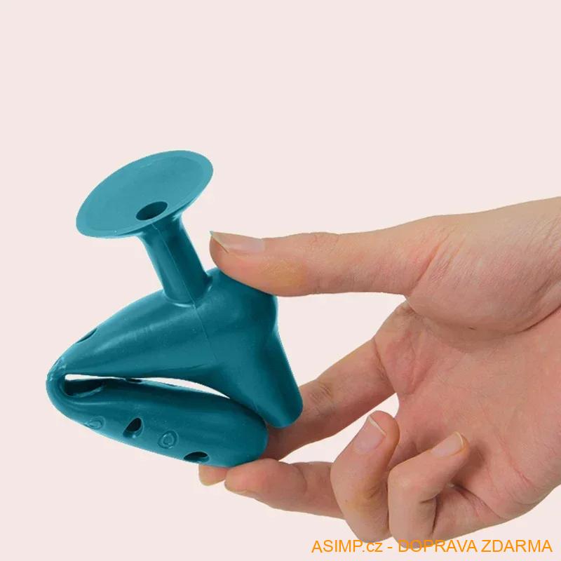 Silikonový chránič zdi - návlek na kliku dveří (barva žlutá) / A-002185 / DOPRAVA ZDARMA