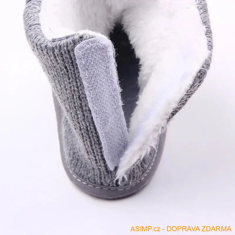 Zimní pletené boty pro miminka / A-002013 / DOPRAVA ZDARMA
