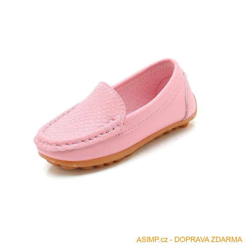 Dětské mokasíny / A-002014b / DOPRAVA ZDARMA