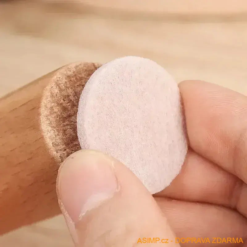 Protiskluzové podložky na židle (hnědá, kruhové, průměr 3 cm) / A-002028 / DOPRAVA ZDARMA