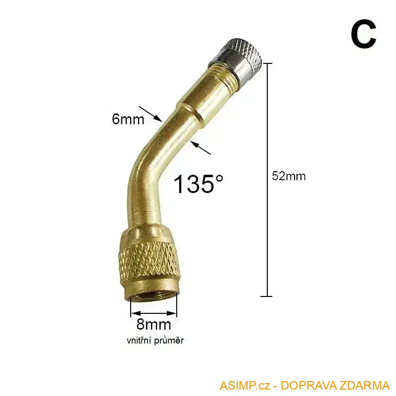 Redukce na ventilek / A-002039 / DOPRAVA ZDARMA