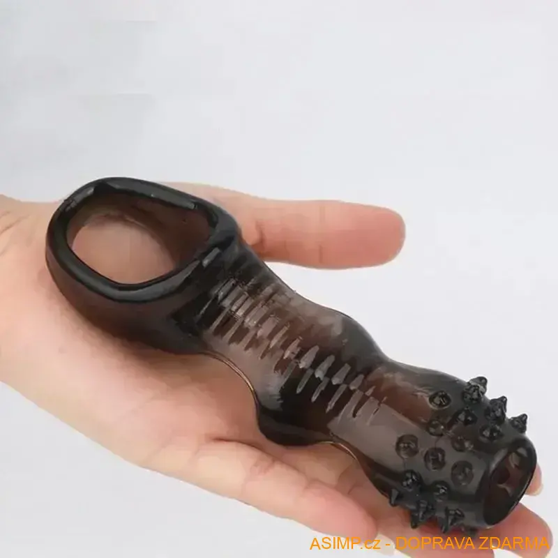 Pomůcka - silikonový návlek na penis (varianta B) / A-002250 / DOPRAVA ZDARMA