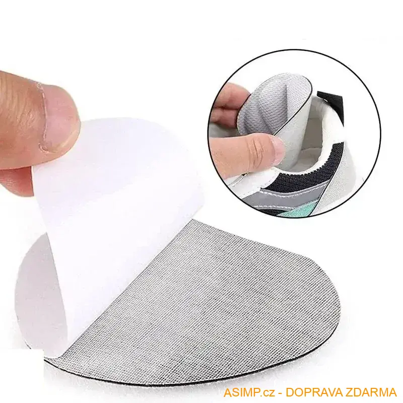 Polštářky - patěnky do bot (černá - 2 páry) / A-003028 / DOPRAVA ZDARMA