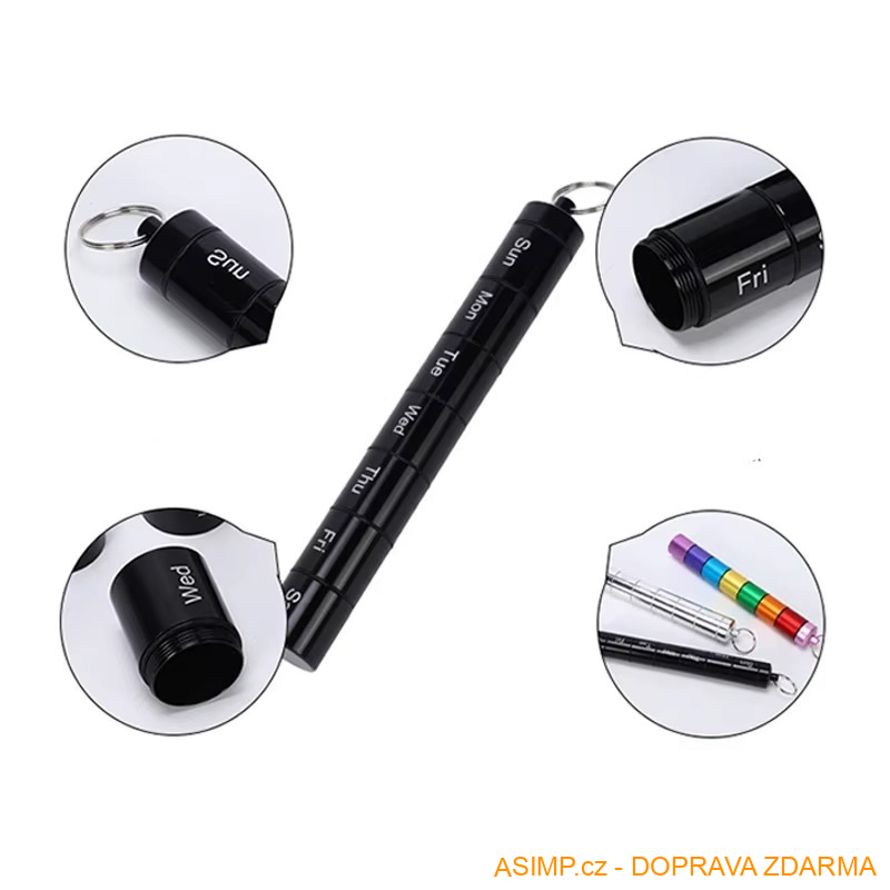 Box na léky (černá) / A-004047 / DOPRAVA ZDARMA