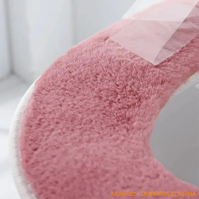 Hřejivý potah na záchodové sedátko (barva šedá) / A-004117 / DOPRAVA ZDARMA