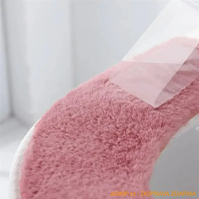 Hřejivý potah na záchodové prkénko (modrá) / A-004077 / DOPRAVA ZDARMA