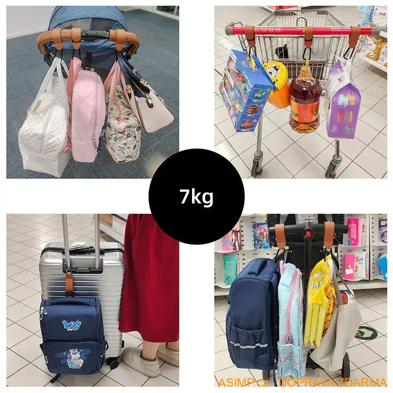 Háčky - organizéry na kočárek (2 ks) / A-004125 / DOPRAVA ZDARMA