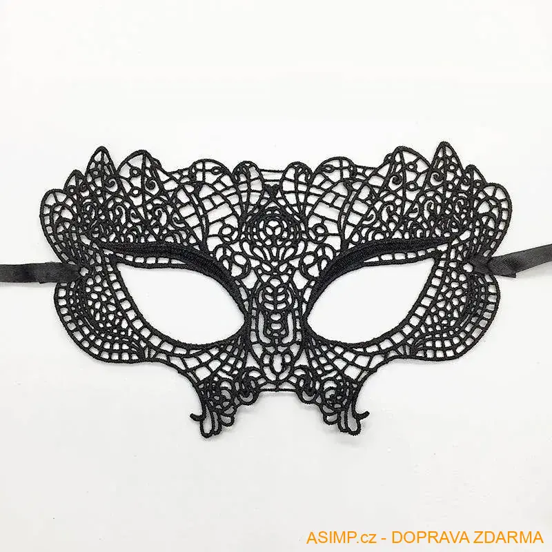 Dámská krajková maska (varianta B) / A-004139 / DOPRAVA ZDARMA