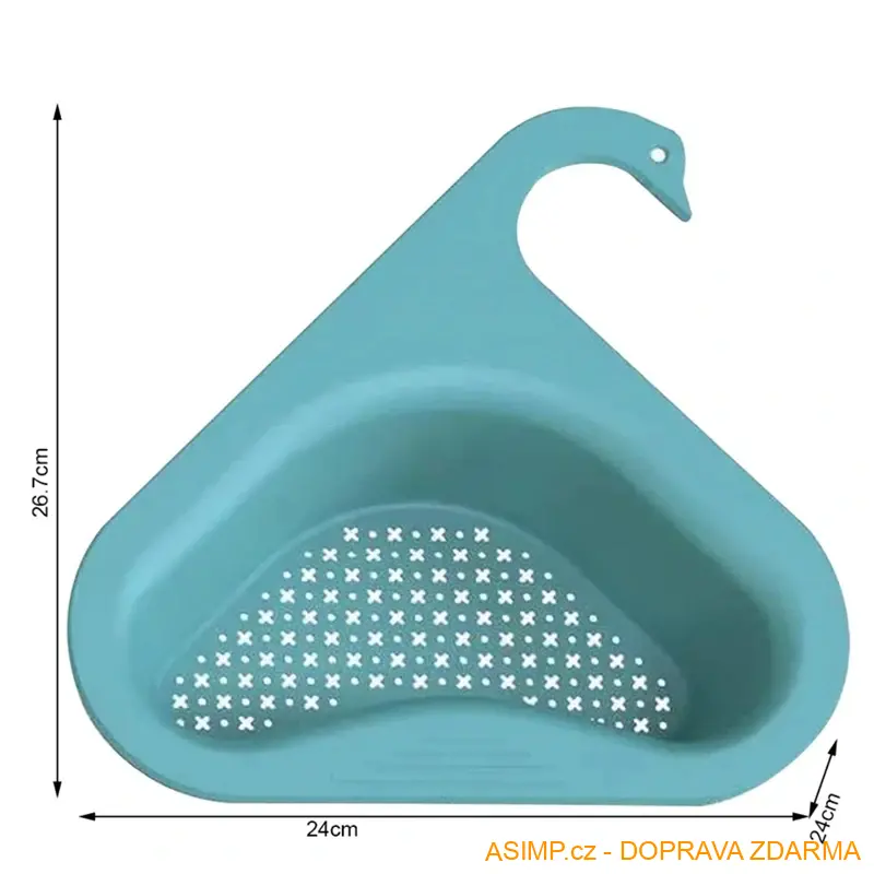 Kuchyňský cedník - síto - odkapávač (barva - žlutá) / A-004091 / DOPRAVA ZDARMA