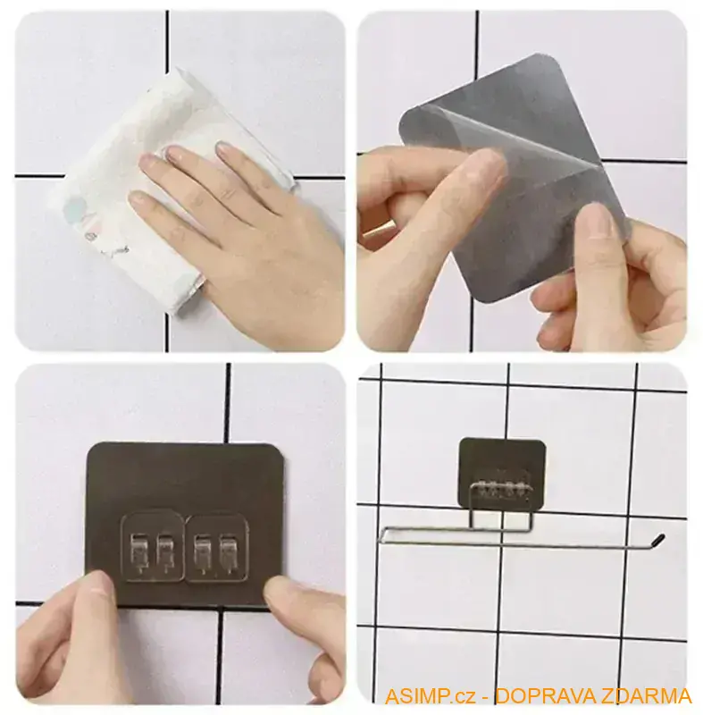 Kovový držák na kuchyňské útěrky / A-003103 / DOPRAVA ZDARMA