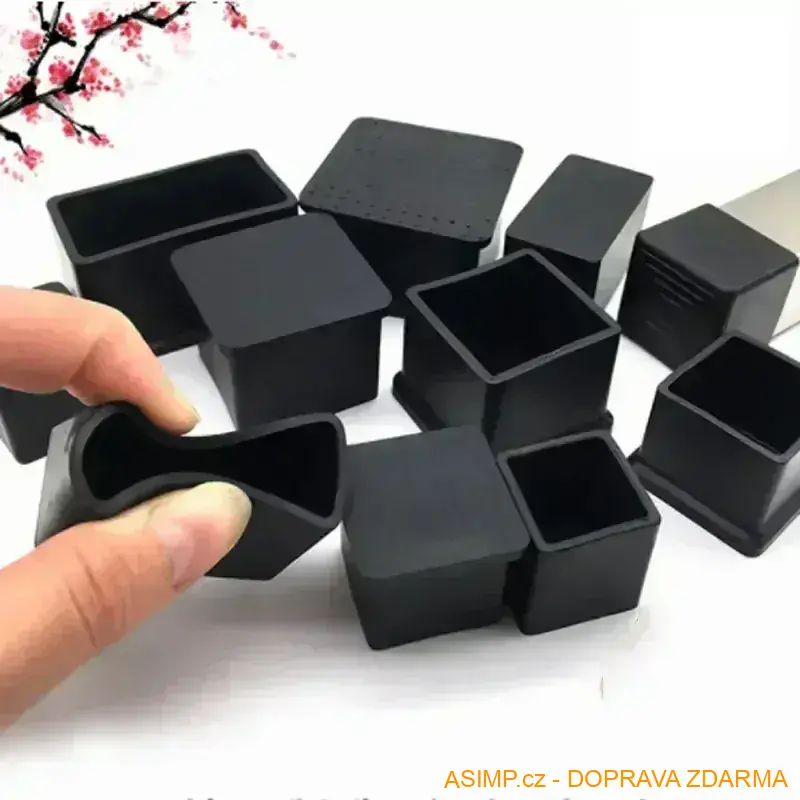 Ochranné špunty na židle (8 ks - 38 x 38 mm) / A-003101 / DOPRAVA ZDARMA