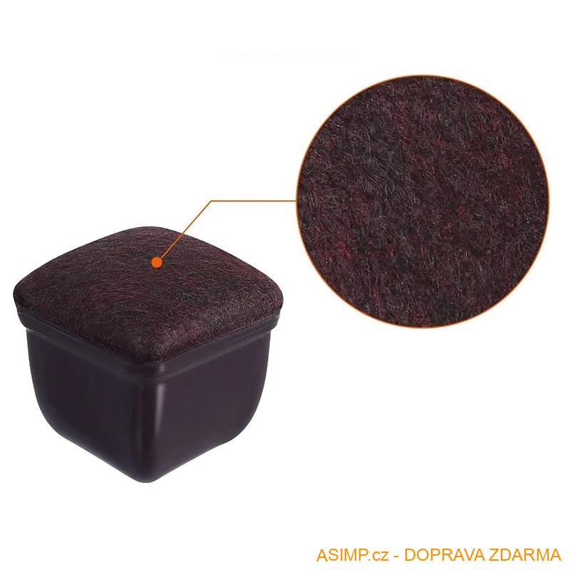 Ochranné špunty na nohy židle (kulaté) / A-003125a-ds / DOPRAVA ZDARMA