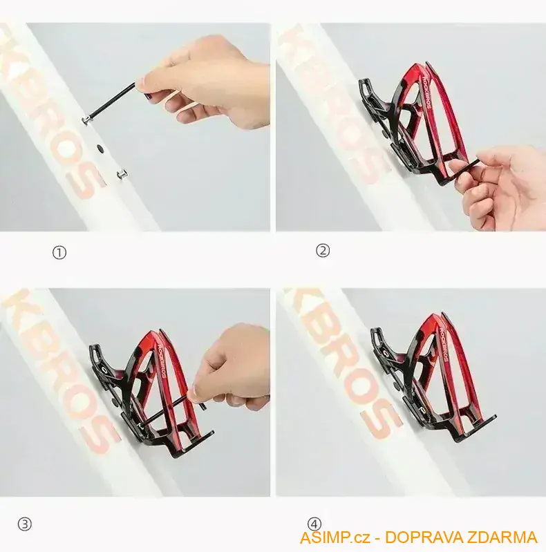 Dvoubarevný držák na láhev na kolo / A-003170 / DOPRAVA ZDARMA