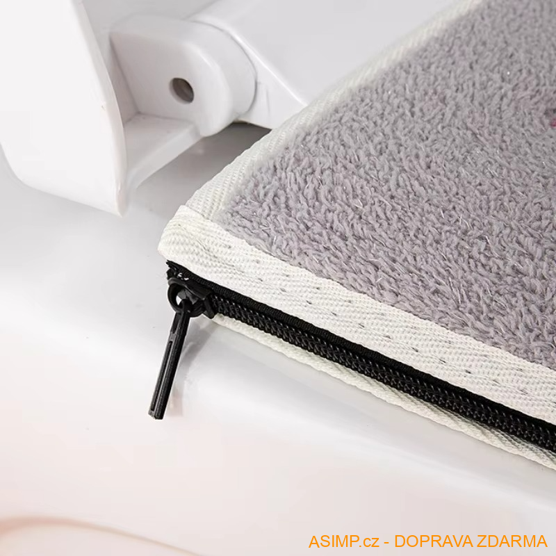 Hřejivý potah na záchodové prkénko (barva žlutá) / A-003206 / DOPRAVA ZDARMA