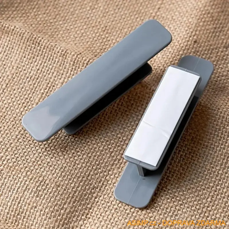 Úchyty na okna, skříně, posuvné dveře ... (černá - 3 páry) / A-004162 / DOPRAVA ZDARMA