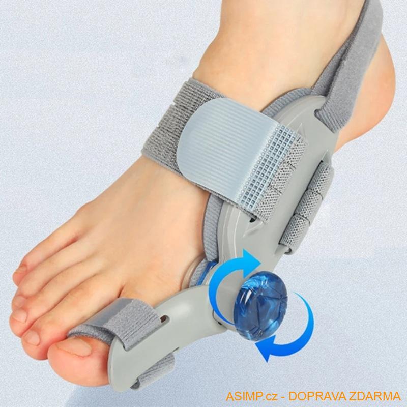 Nastavitelný korektor palce na noze (bílá - 2 ks) / A-004172 / DOPRAVA ZDARMA