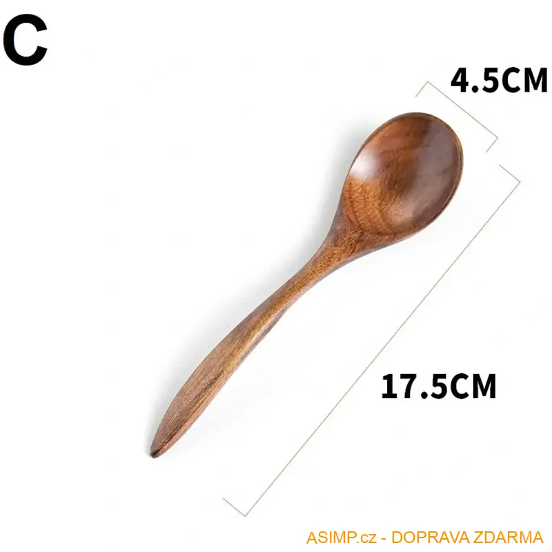 Bambusová lžíce (B) / A-000833 / DOPRAVA ZDARMA
