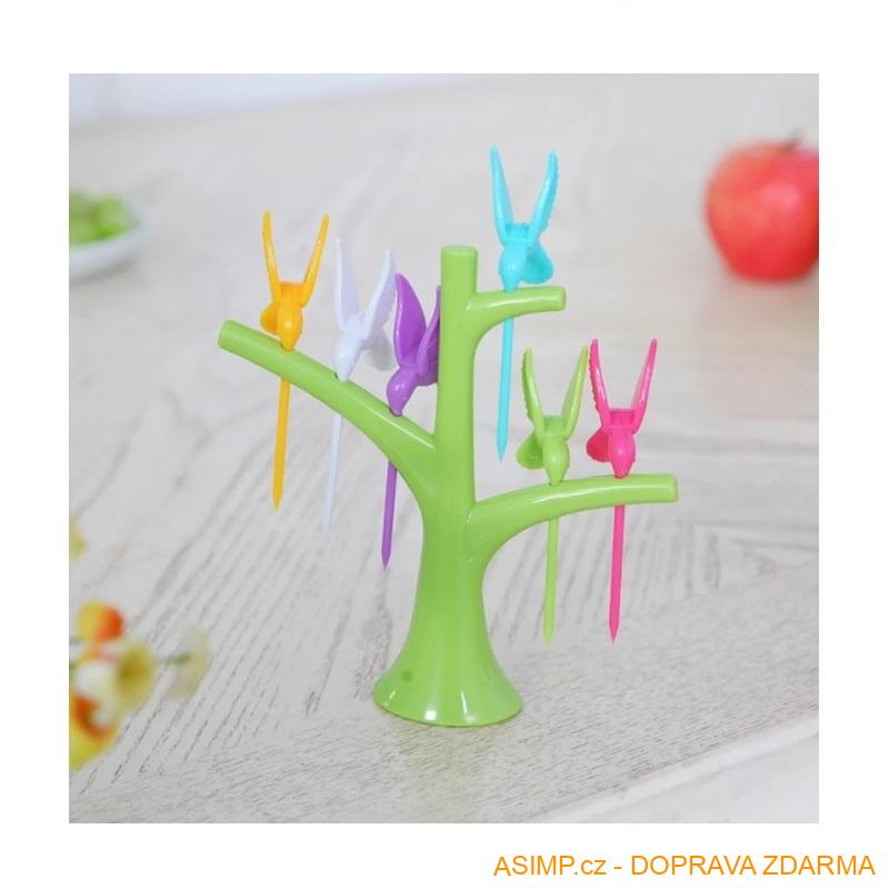 Párátka na jednohubky - ptáčkové (6 ks) / A-001535 / DOPRAVA ZDARMA