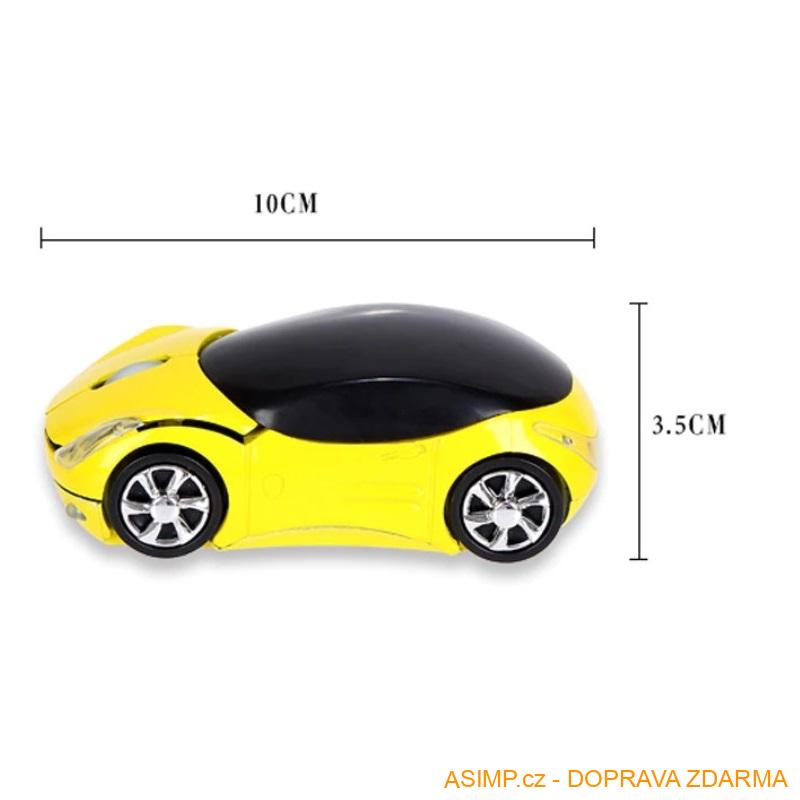 Bezdrátová myš - autíčko / A-000761 / DOPRAVA ZDARMA