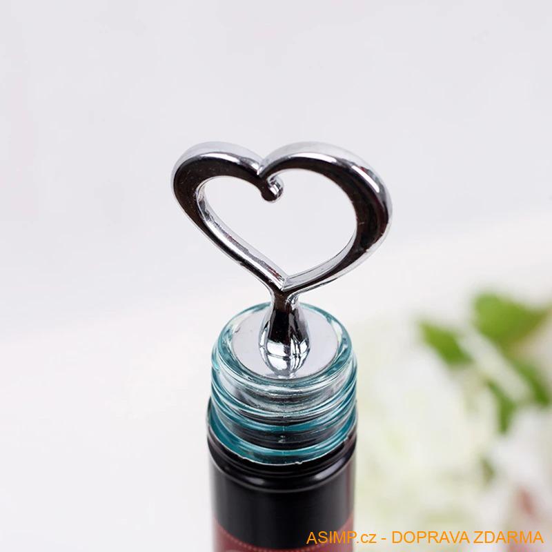 Uzávěr láhve - Srdíčko / A-002254 / DOPRAVA ZDARMA