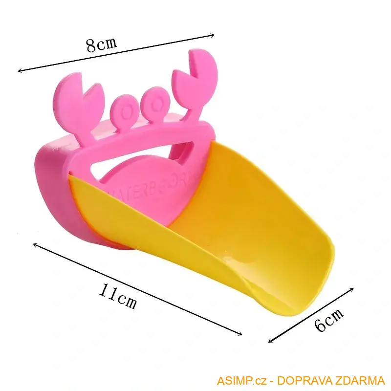 Dětský nástavec na vodovodní baterii (modrobílá) / A-001349 / DOPRAVA ZDARMA