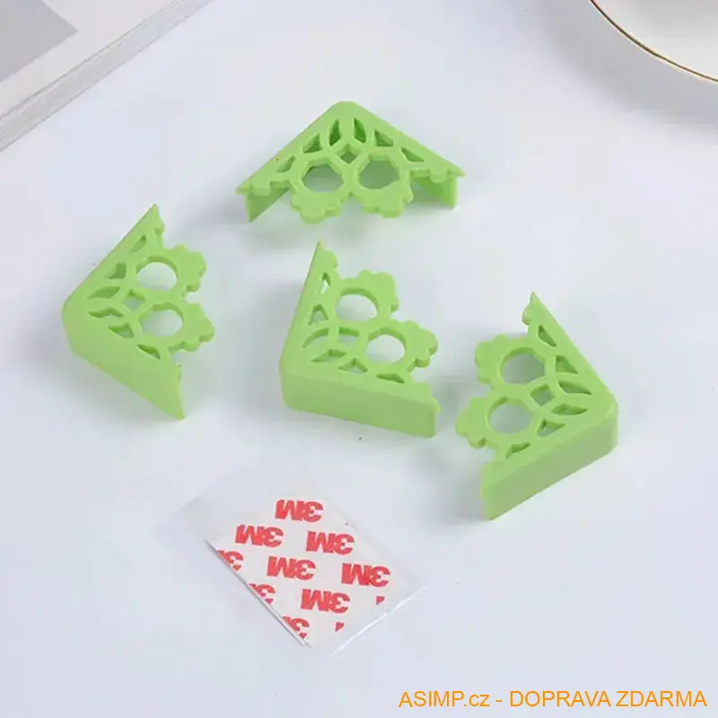 Ochrana rohů - kryty hran (zelená - 4 ks) / A-000250 / DOPRAVA ZDARMA