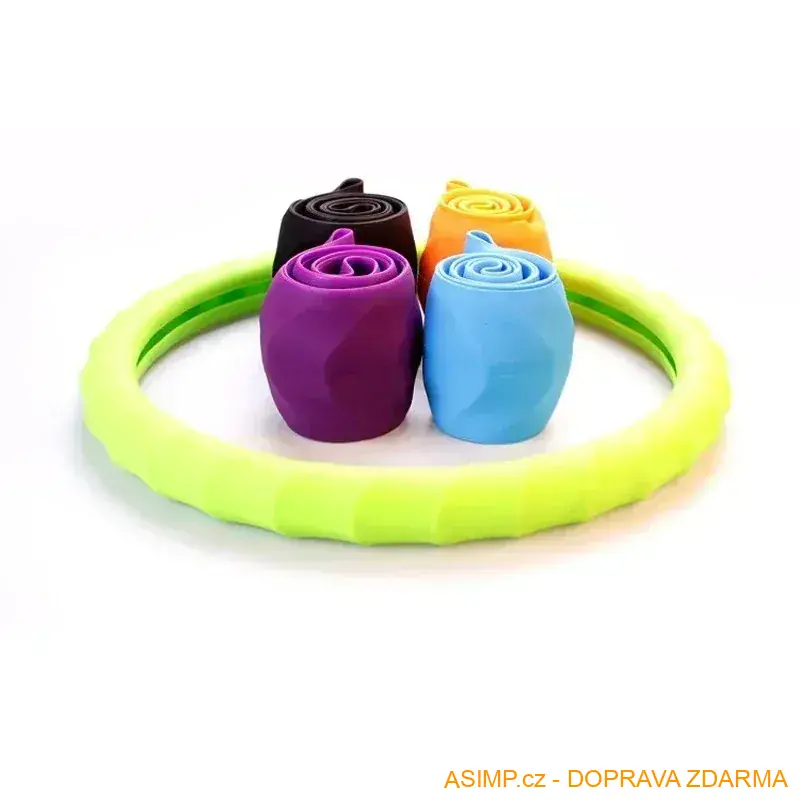 Silikonový potah na volant (šedá) / A-000997 / DOPRAVA ZDARMA