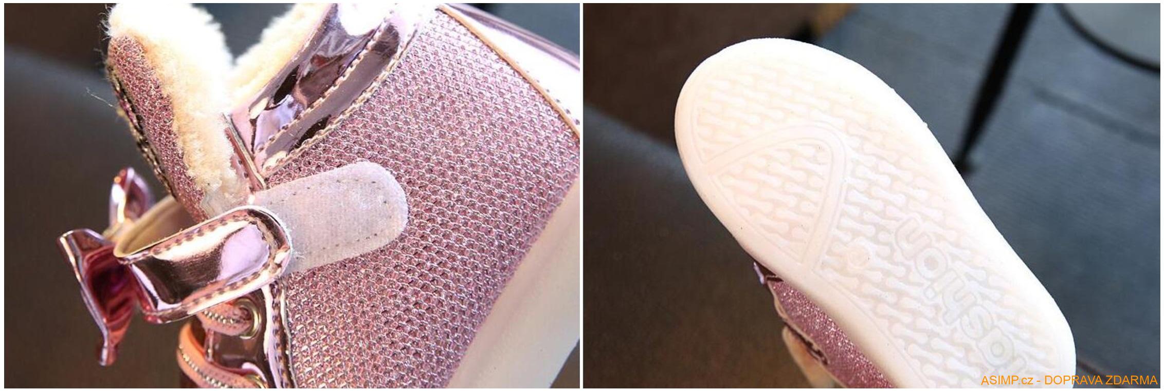 Dětská svítící obuv - Helo Kitty / AD-00348